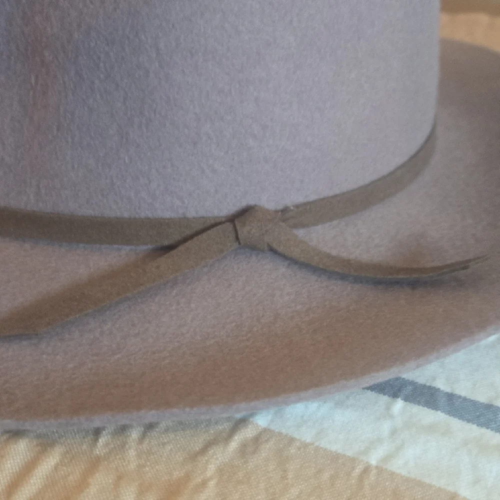 House of Harlow 1960 Soft Gray Fedora - Picture 9 of 15
